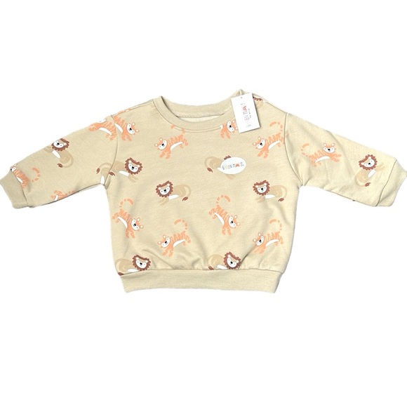 Garanimals Two Baby Boy Fleece Graphic Tops & 1 Short - Size 6/9 Months - Picture 3 of 10